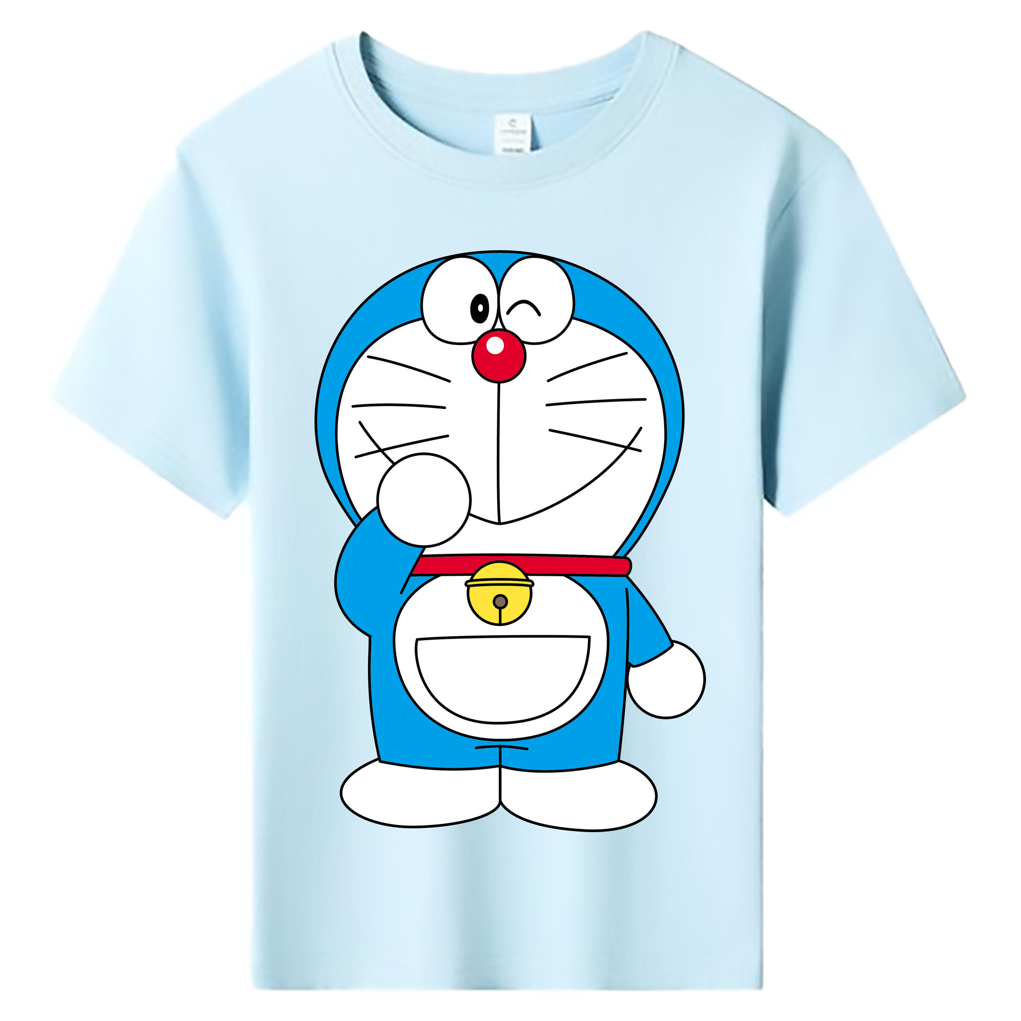 （画像用） ドラえもん Doraemon 綿100％キッズTシャツ（フロントプリント）